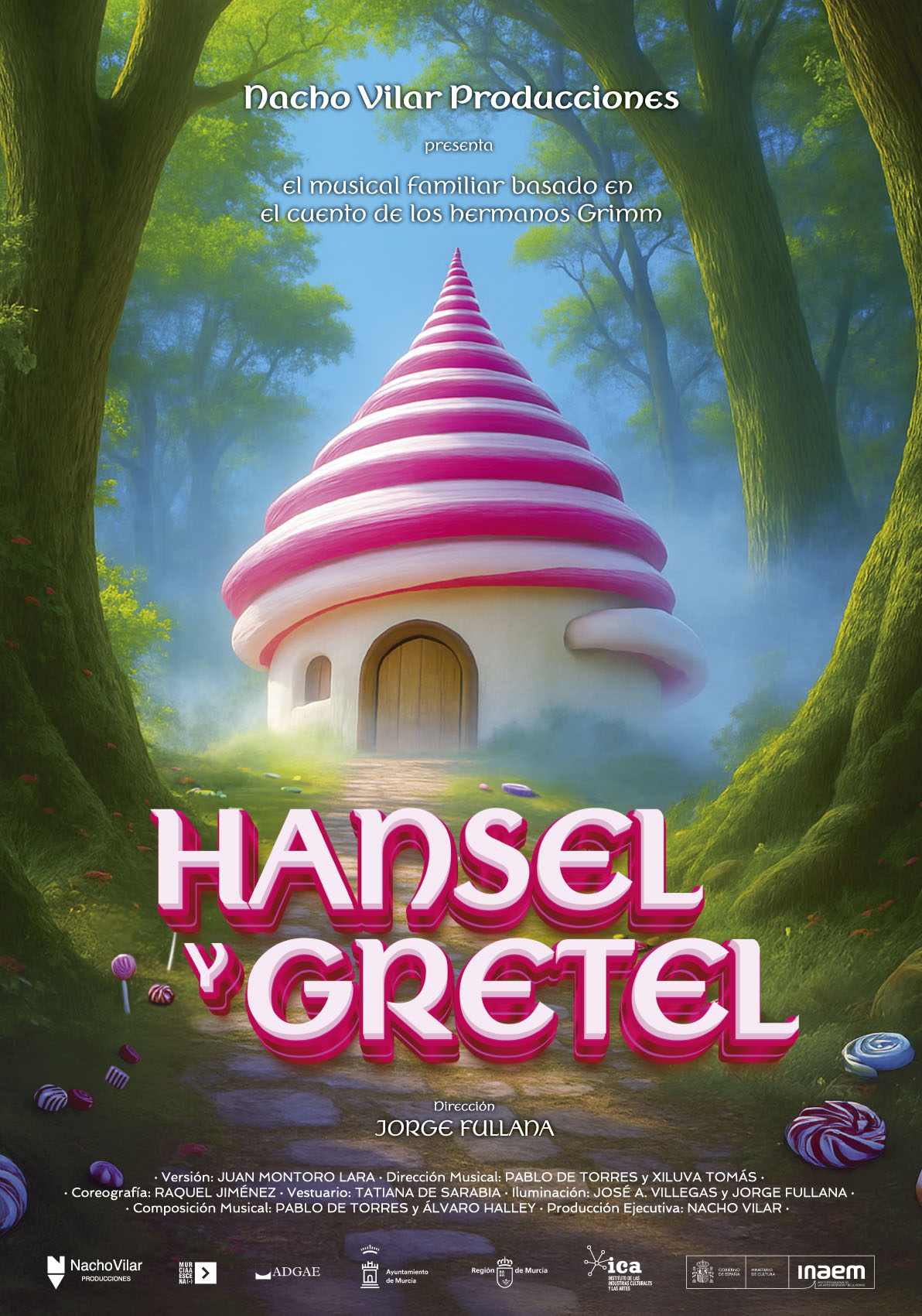 CARTEL HANSEL Y GRETEL 42X60cm 06