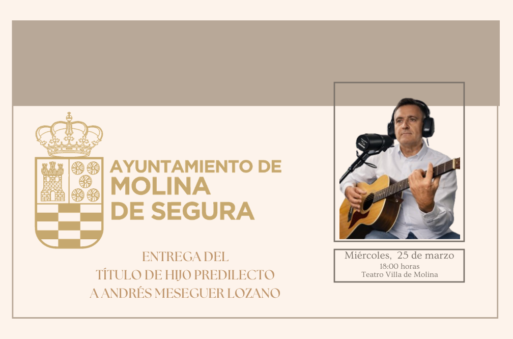 Titúlo de Hijo Predilecto a Andrés Meseguer
